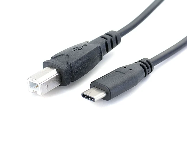 10 шт./лот USB Type c к B 2 0 кабель типа C для принтера сканера шнур 1 м (3