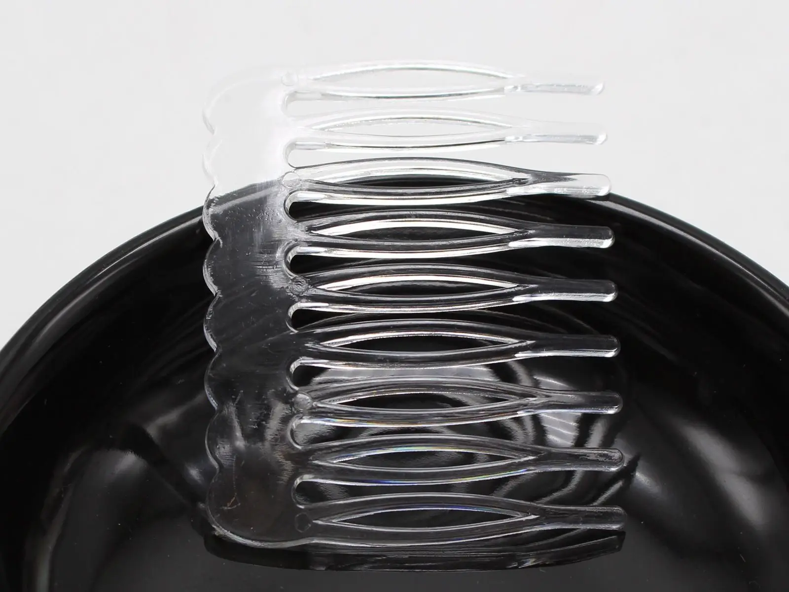 50 прозрачных пластиковых гладких заколок для волос боковые расчески заколка Magic