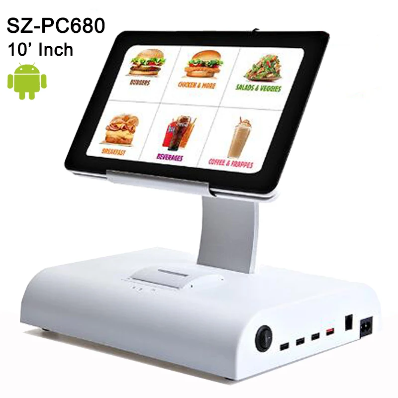 10 &quotдюйма Бесплатная SDK Wi Fi Bluetooth pos терминал Системы программного обеспечения