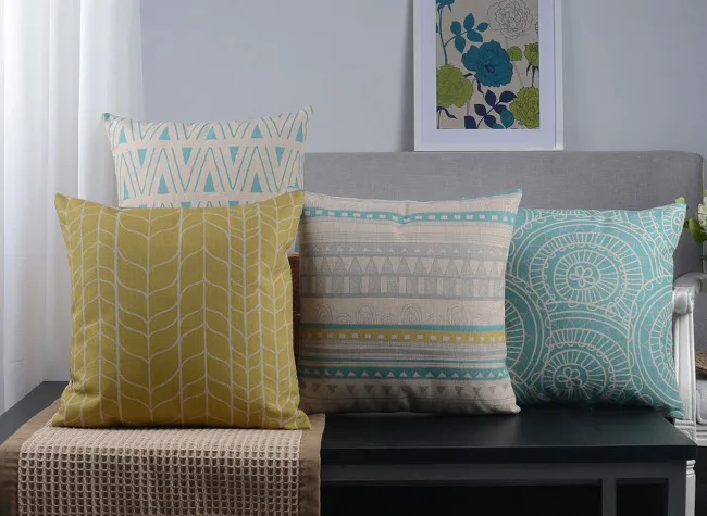 Лунный умывальник абстрактное постельное белье с геометрическим узором