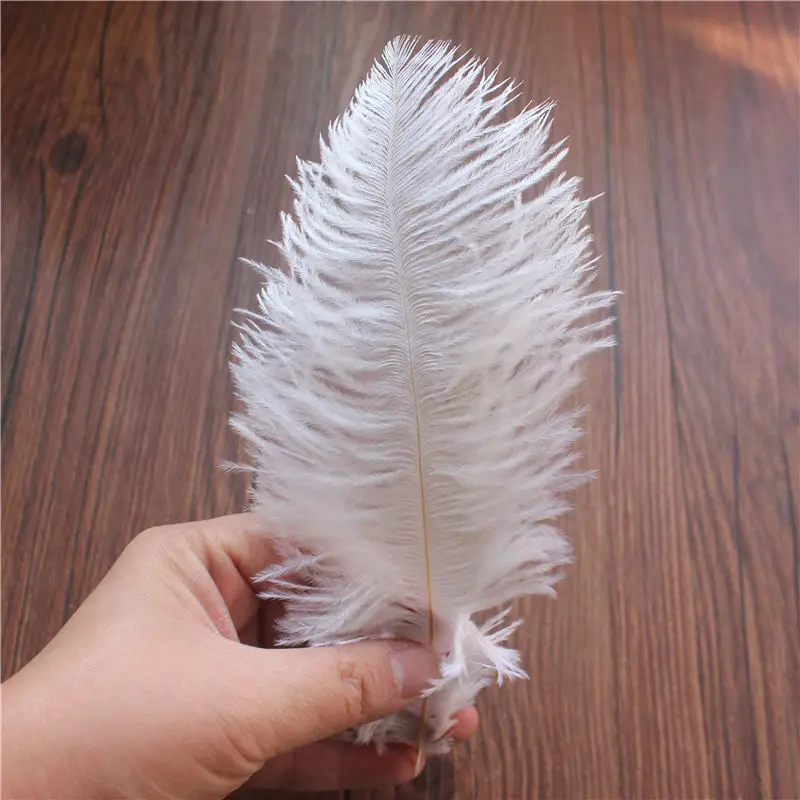 100 шт. декоративные Страусиные шлейфы 6 8 дюймов 15 20 см|ostrich plumes|natural centerpiecesdiy plume |