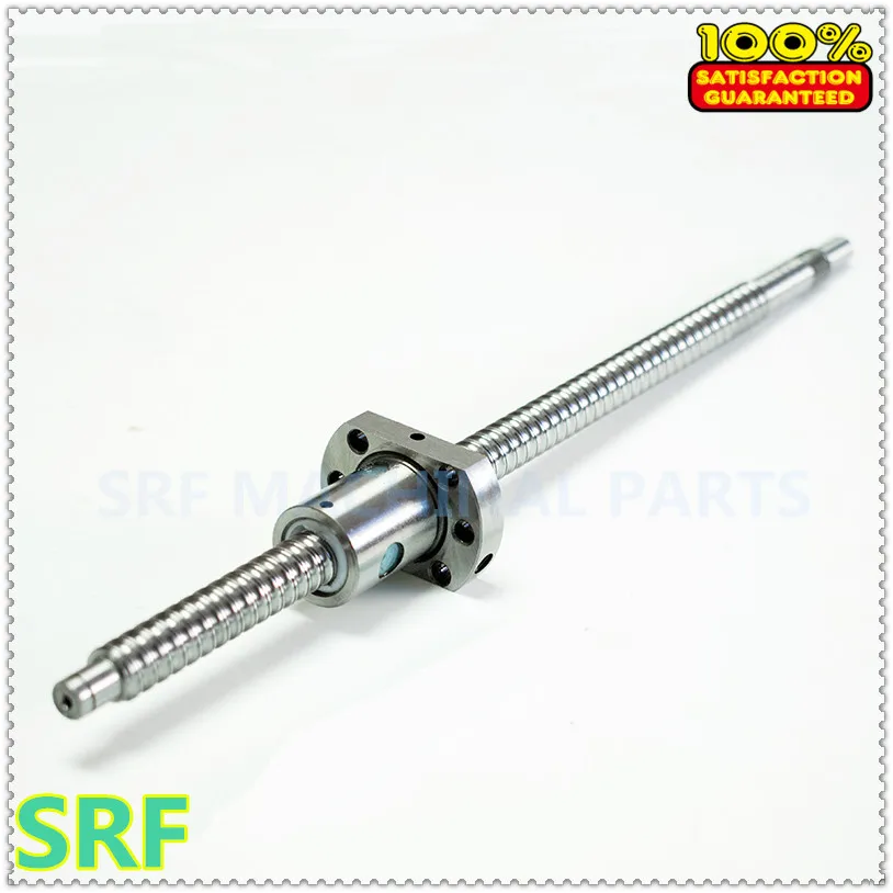12 мм проката ШВП 1 шт. SFU1204 L = 150/200/250/300/350/400 мм с одним ballnut BK/BF12 конец механической обработке для станков с ЧПУ
