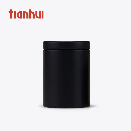 Black Красочный портативный контейнер для кофе,, коробка для чая, прекрасная емкость для хранения чая, 5 шт./партия - Цвет: Black