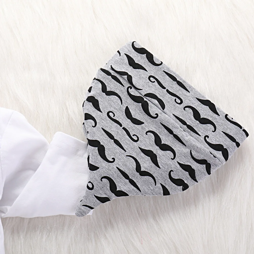 2018 Boys Fashion Baby 3 Piece Outfit Boy Hat Long Sleeve Ladies I Have Arrived Letter Print Toddler Shirts With Bow Tie |