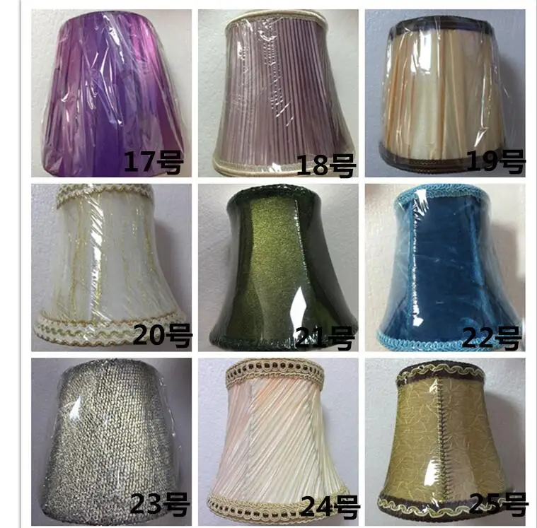 6 шт./лот подвесной абажур с рисунком из ткани художественные подвесные