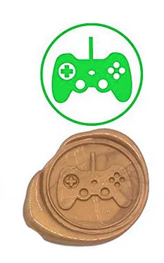 Кнопка для игровой консоли винтажный логотип на заказ роскошное восковое