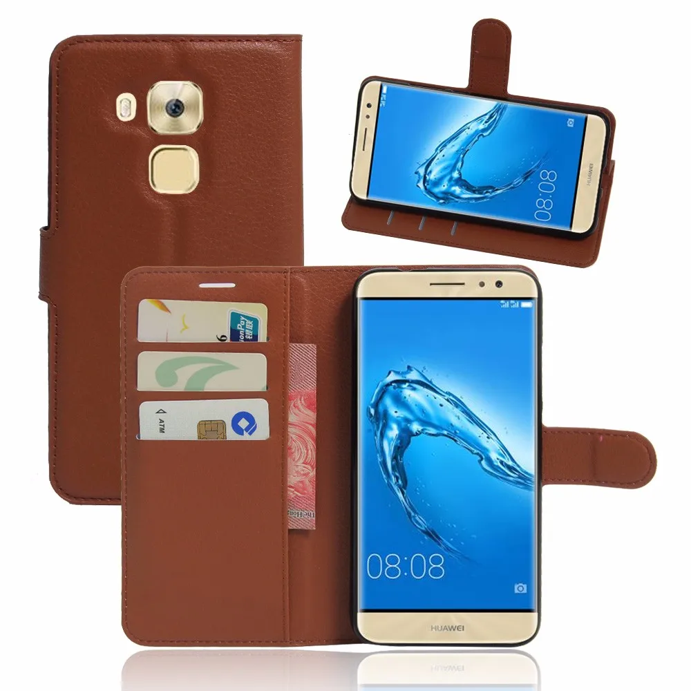 Роскошный силиконовый чехол для телефона Carcasa Etui чехол для huawei Y3 Y5 II Y6 II P6 P7 P8 P9 LITE/Мини плюс флип чехол-кошелек из искусственной кожи сумки коровьей кожи с подставкой