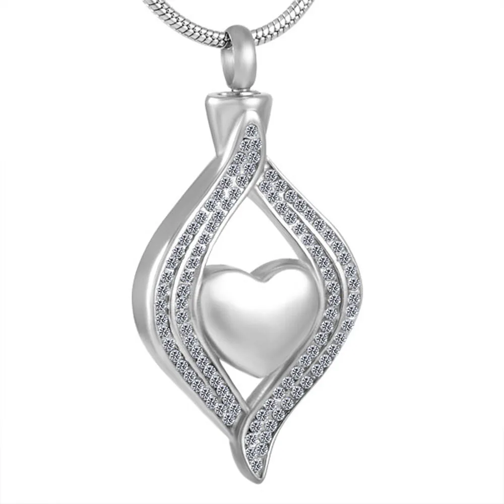 MJD8111 подвеска в форме глаза сердца для Keepsake виде урна ожерелье держатель золы