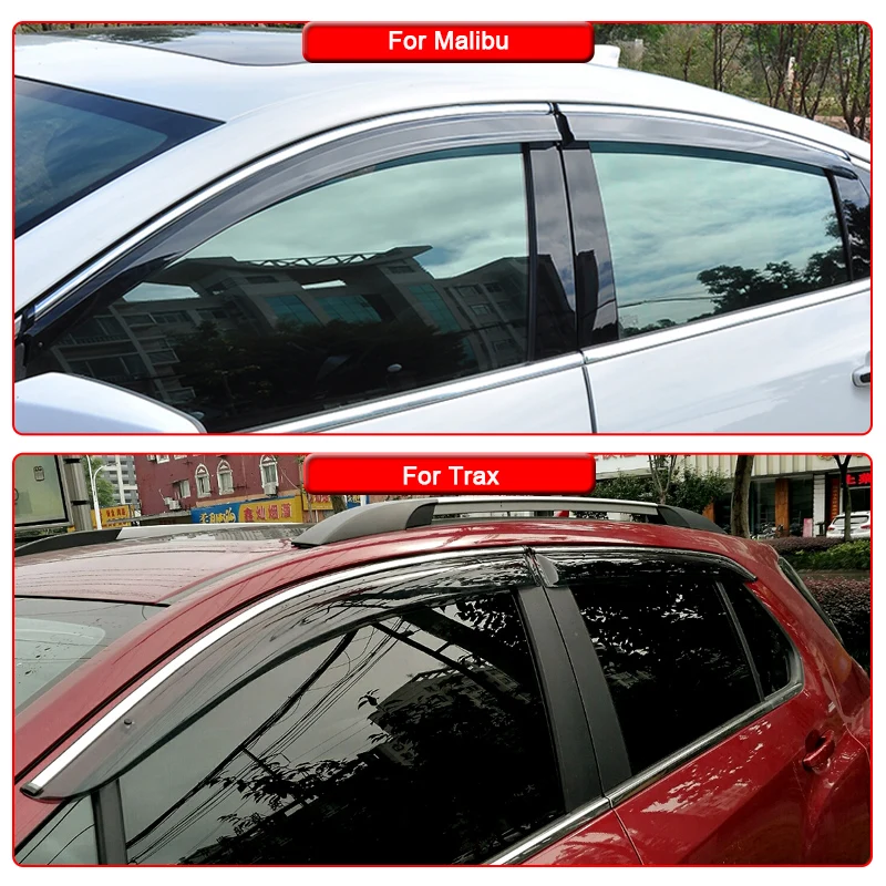 Автомобильный Стайлинг 4 шт./лот оконные козырьки для Chevrolet Captiva Cruze Aveo Sail Epica Malibu