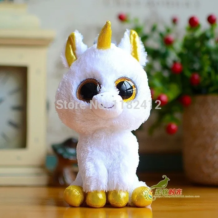 Плюшевая игрушка единорог Wishful Magic Fantasia Pixy Harmonie Diamond Candy Cane Horse большие глаза мягкие животные 15 см