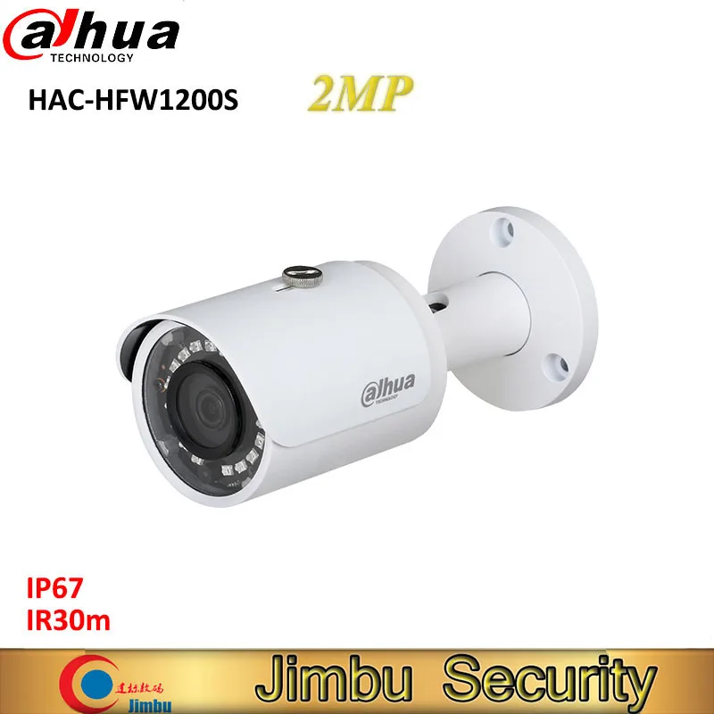 Dahua 2MP HDCVI camera HAC HFW1200S водостойкая цилиндрическая камера Объектив 3 6 мм IR LEDs длина 30