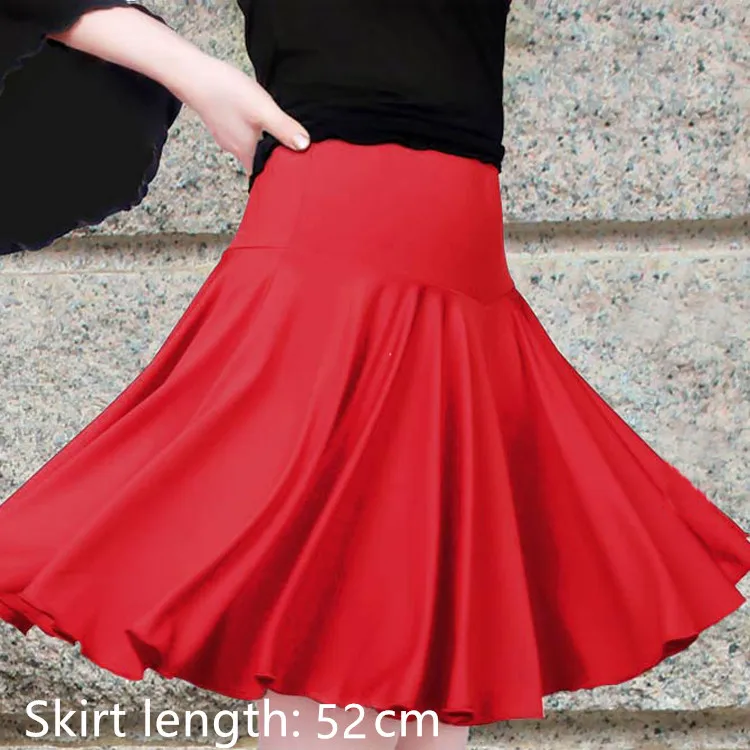 

The new women's dance Costumes Latin Dance Skirt Adult square dance skirt skirt dress contains lady dancewear