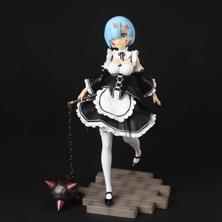 22 см Re: жизнь другой мир от Zero Rem Ram Emilia re zero Фигурки игрушки Аниме Фигурки игрушки для детей Подарки для детей