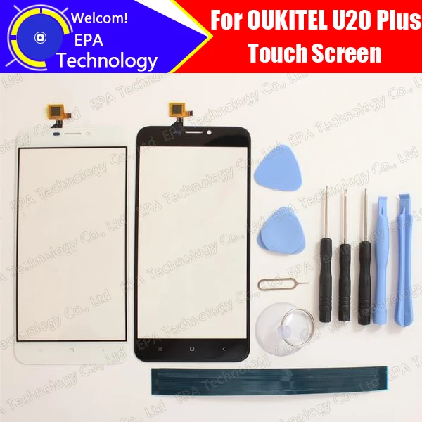 Стекло для сенсорного экрана OUKITEL U20 Plus 5 дюйма 100% гарантия оригинальная новая