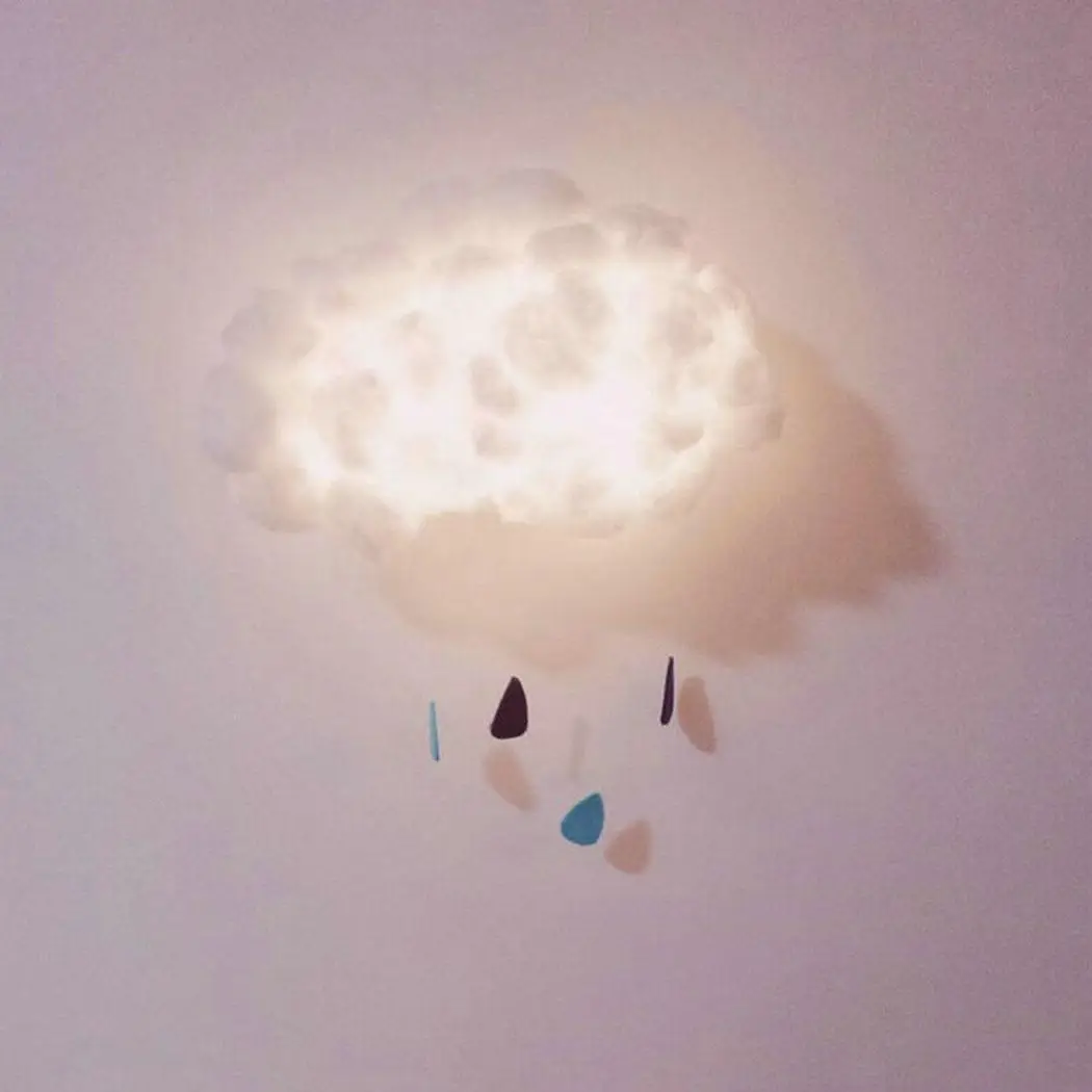 DIY светодиодный атмосферный Ночник детская световая комната для дома висячий