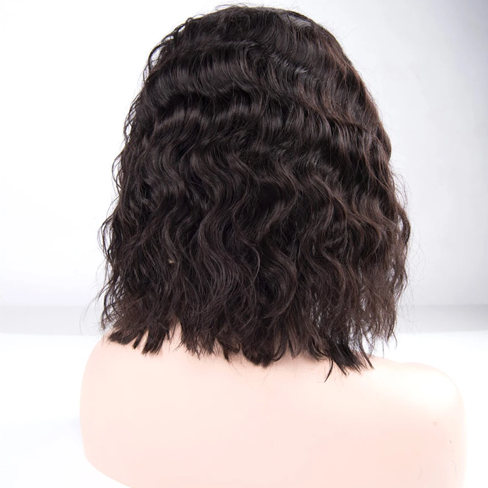 Instaone волосы короткие человеческие парики Волнистые для черных женщин