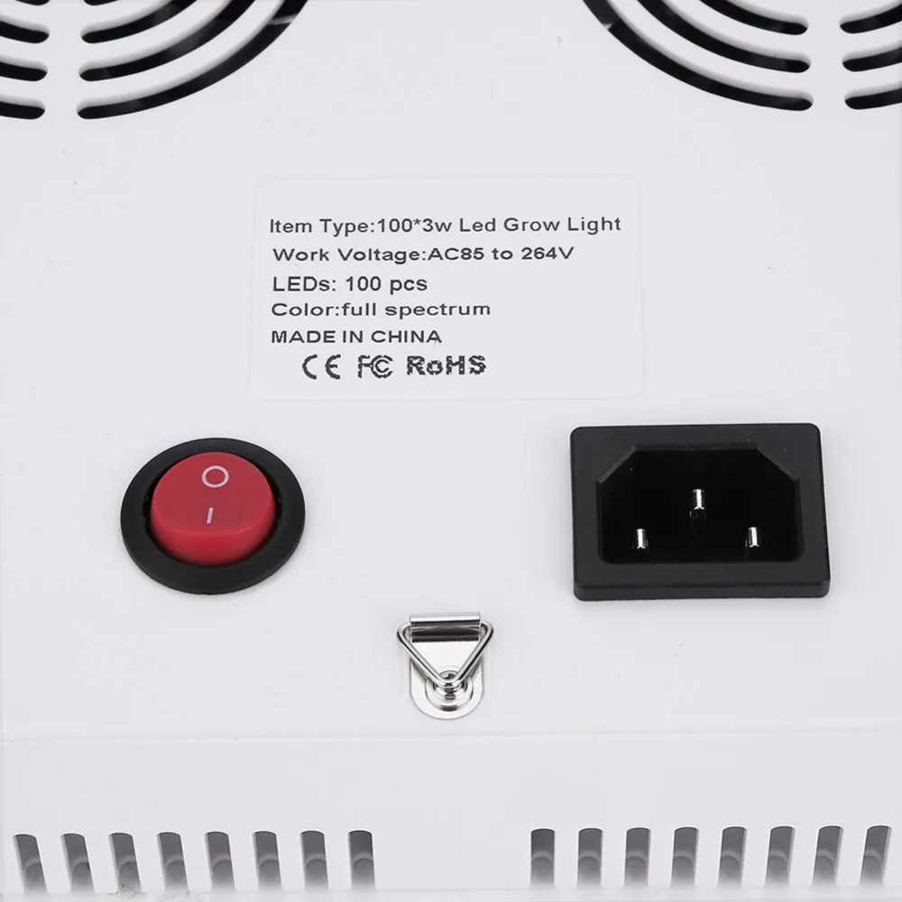 85 264V 100LED 300W Grow Light полный спектр лампы для гидропоники комнатные растения цветы ЕС