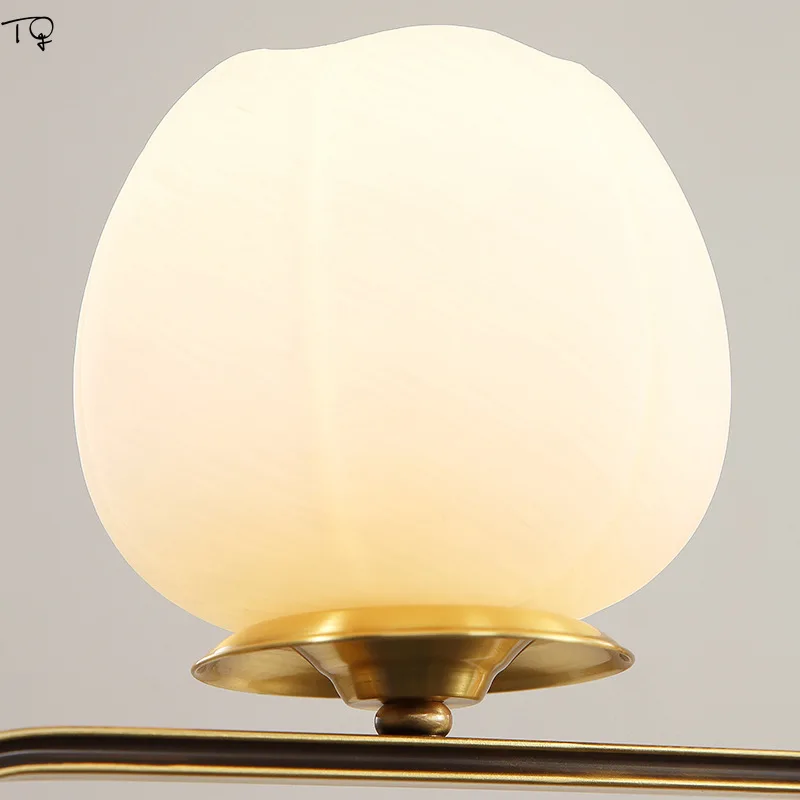 Новые китайские подвесные светильники из меди Zen Art E27 Led для гостиной