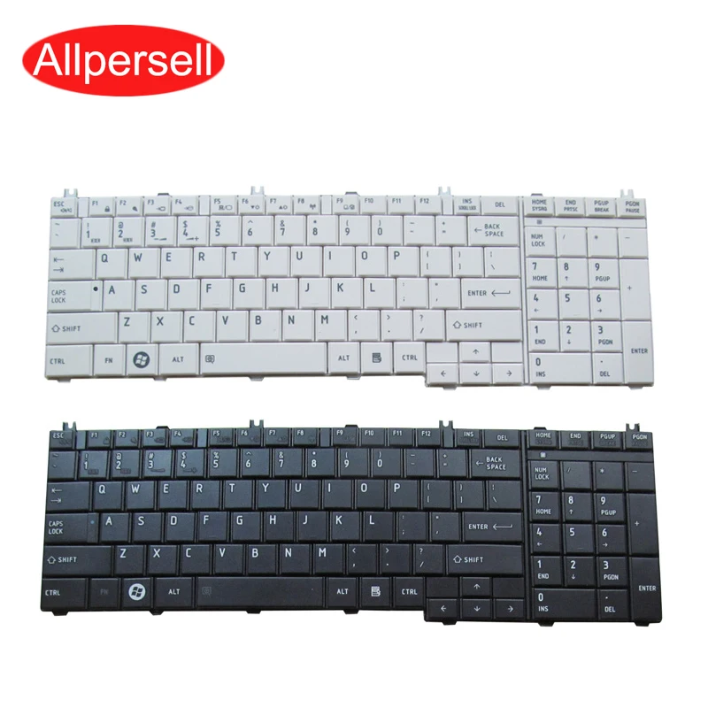 

Laptop keyboard For Toshiba C650 L650D L670 L660 L655 L650 L750 L755 C655 C660 Brand New US Black White
