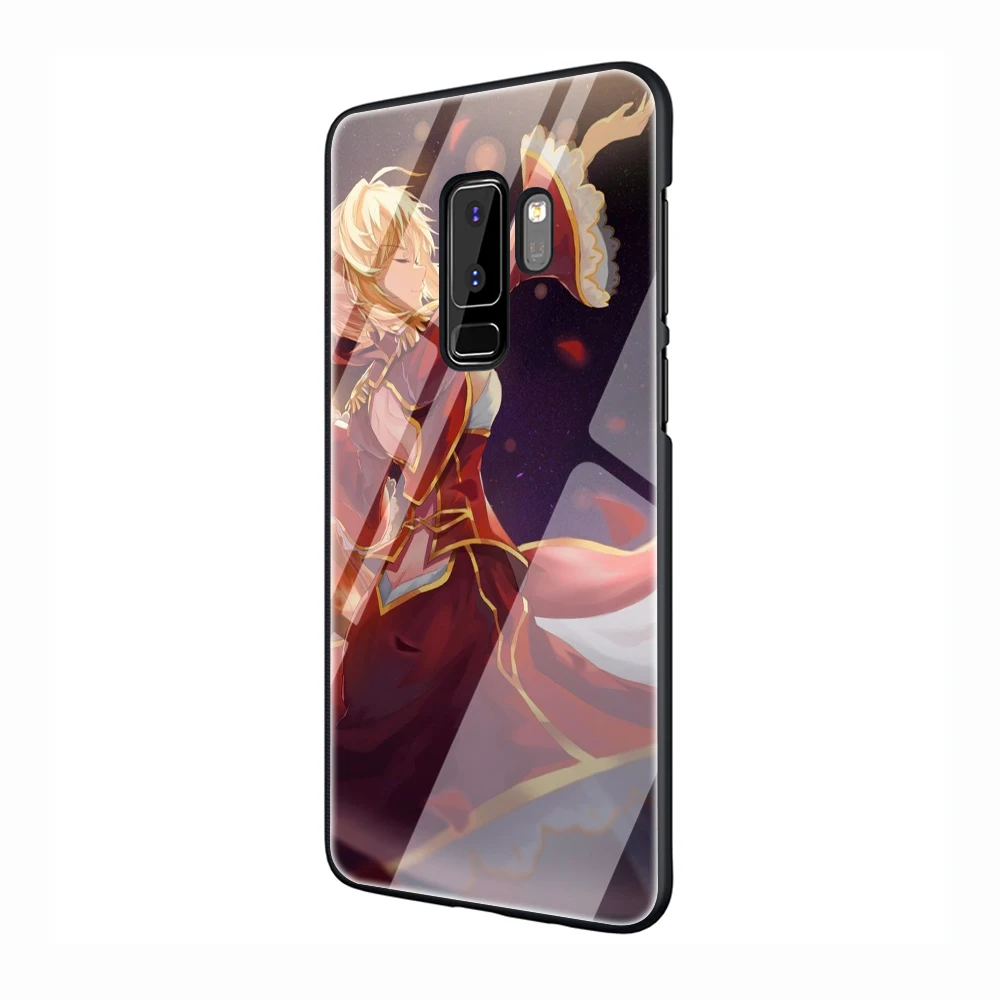 Fate Grand Order аниме закаленное стекло чехол для телефона samsung Galaxy S7 edge S8 Note 8 9 10 Plus A10 20 30 40 50 60 70 - Цвет: G8