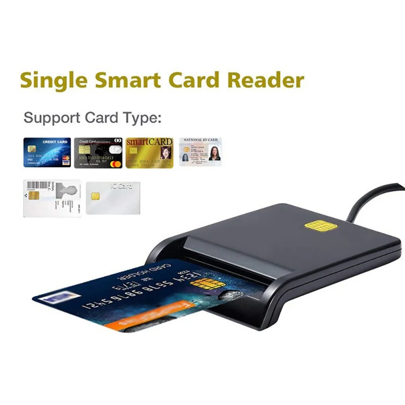 

USB 2.0 Smart Card Reader Adapter EMV USB Common Access For SIM/ATM/IC/ID Card Reader For Camera Memory Card