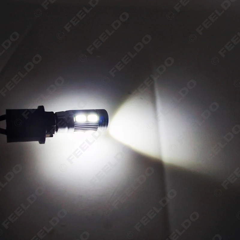 FEELDO 2pc High Power T10/W5W/194/168 10SMD 5630 LED Canbus Error Free Car Light Bulb With Lens #HQ1265 | Автомобили и мотоциклы