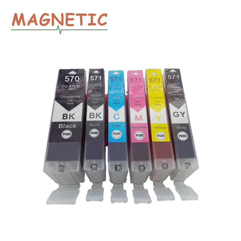 Картридж для принтера Canon PIXMA MG5750 MG5751 MG5752 MG5753 MG6850 MG6851 MG6852 TS5050 TS5051 pgi 570 | Компьютеры и