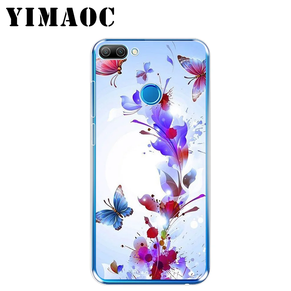 Бабочки розы мягкий чехол для huawei Коврики 30 20 P30 P20 P10 P9 P8 2015 2016 2017 P Smart Lite рro |