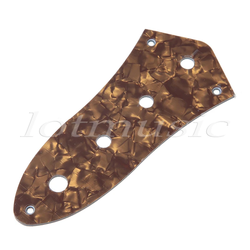 5 шт. бронзовый перл управления пластина для джаза бас гитара замена 3 ply|control