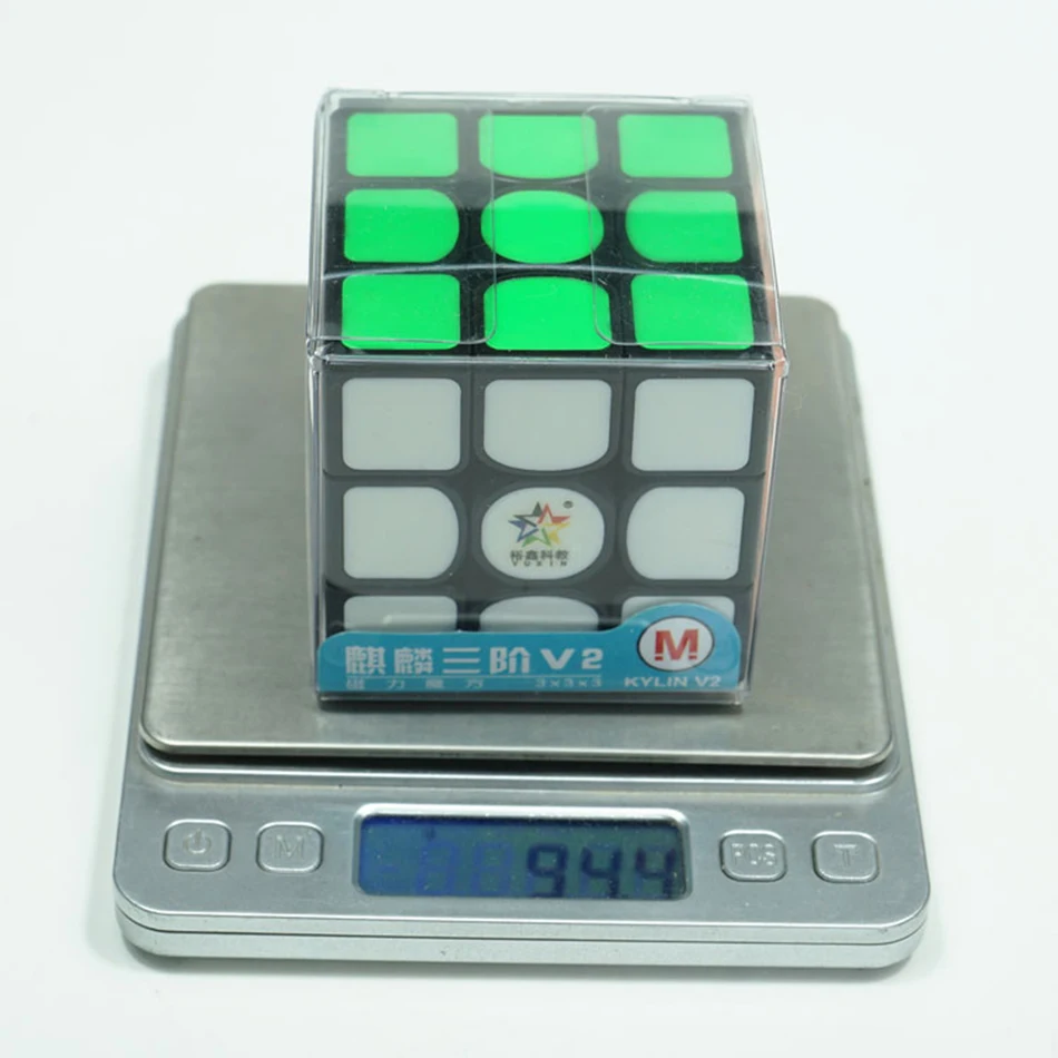 Yuxin Kylin V2 м 3x3x3 Магнитный Магический кубик Рубика скоростной/Transaprent Чжишен Скорость, Магический кубик, Скорость куб, обучающие игрушки для детей