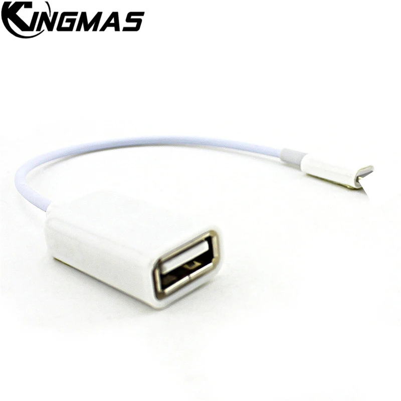 USB OTG адаптер кабель передачи данных Переходный Разъем конвертер для Apple IPhone X 5 6 7 8