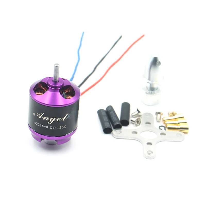 Бесщеточный мотор Sunny Angel A2216 KV880 KV1250 2 3S с фиксированным крыльем для начинающих 1