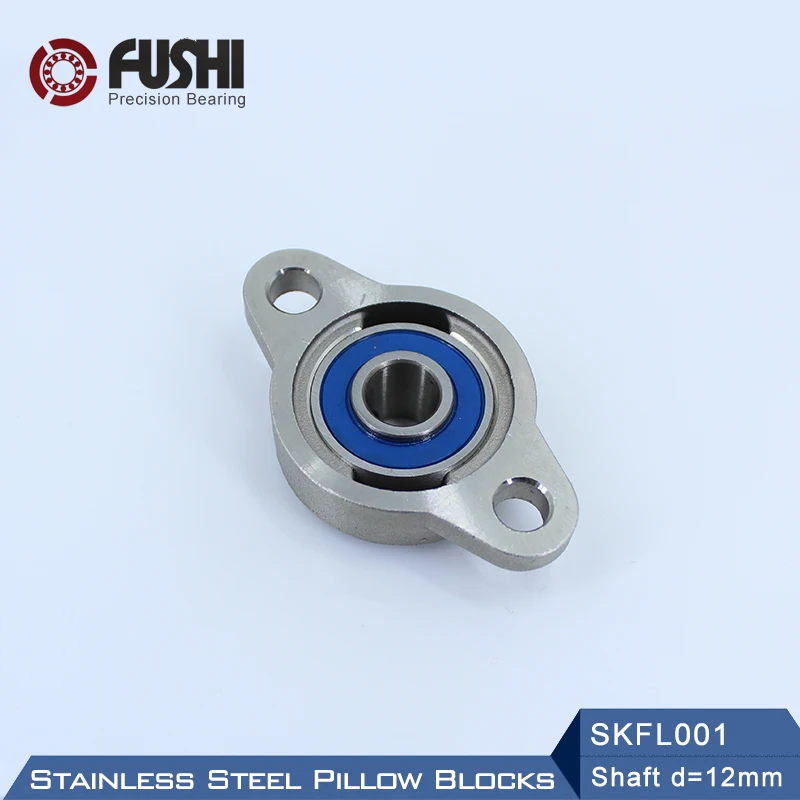 SKFL001 подшипниковый вал 12 мм (1 шт.) SSKFL001 опорный блок из нержавеющей стали S KFL001