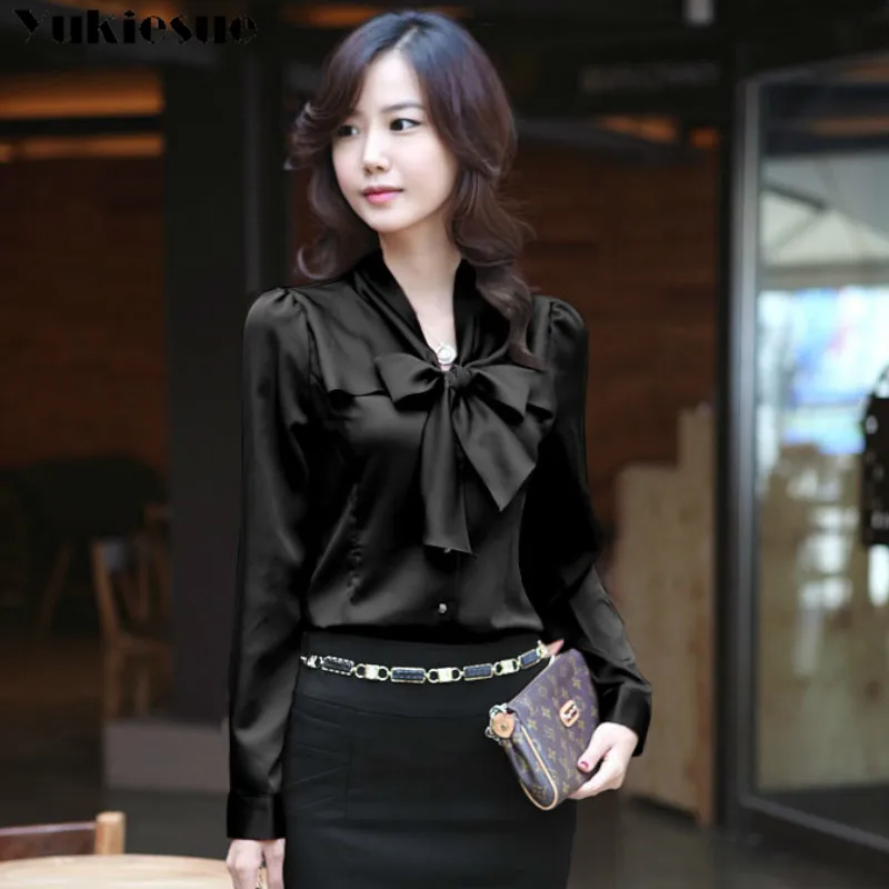 Женская рубашка белая блузка топы и блузы шифоновые рубашки для женщин высшего