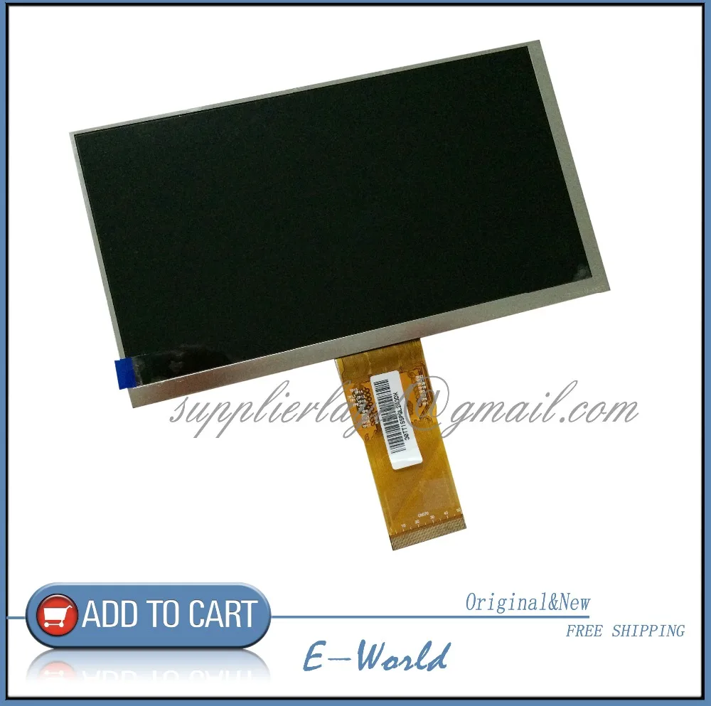 Новая Матрица ЖК-дисплея для 7-дюймового сенсорного X-pad Navi 7 3G внутренняя панель