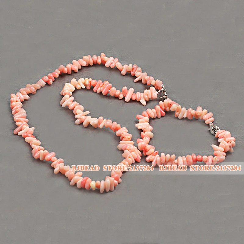 Специальный дизайн популярный набор украшений в форме розовых зубов коралловые