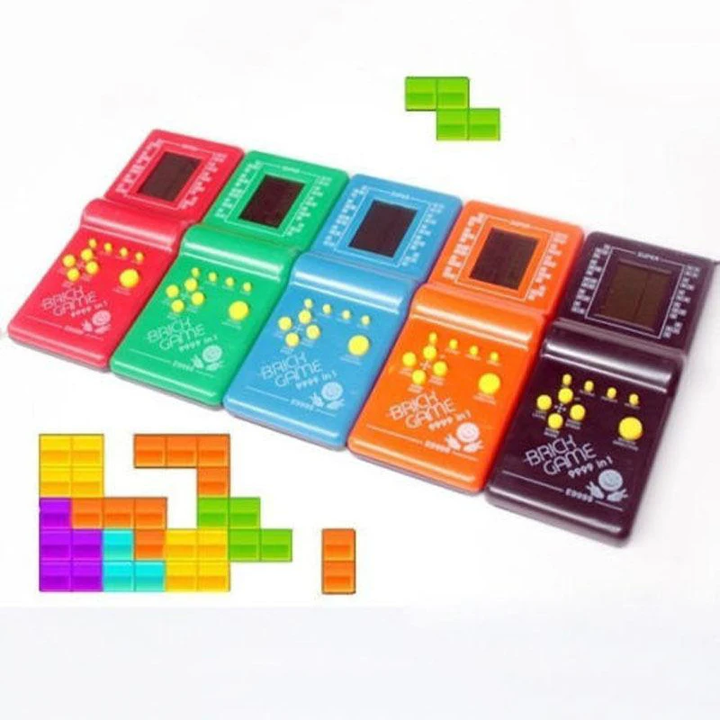 Новая классическая портативная игровая машина Tetris Brick Game детская игрушка с
