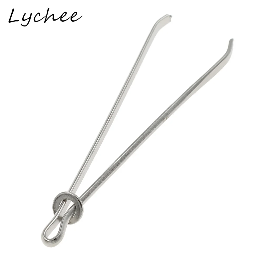 

Lychee 5pcs New Arrival Metal Easy Pull Bodkin Thread Elastic Cord Ribbon Easy Repair Sew Craft DIY Making Tools