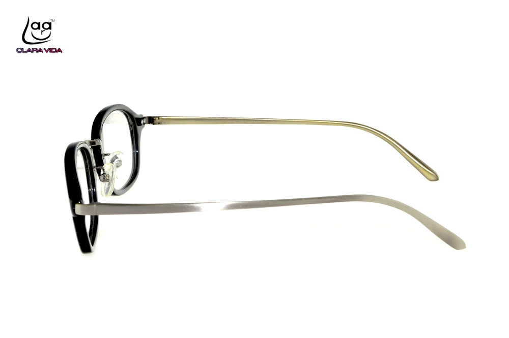 Gafas Clear Vida ручной работы овальные ретро с дужками из алюминиевого магниевого