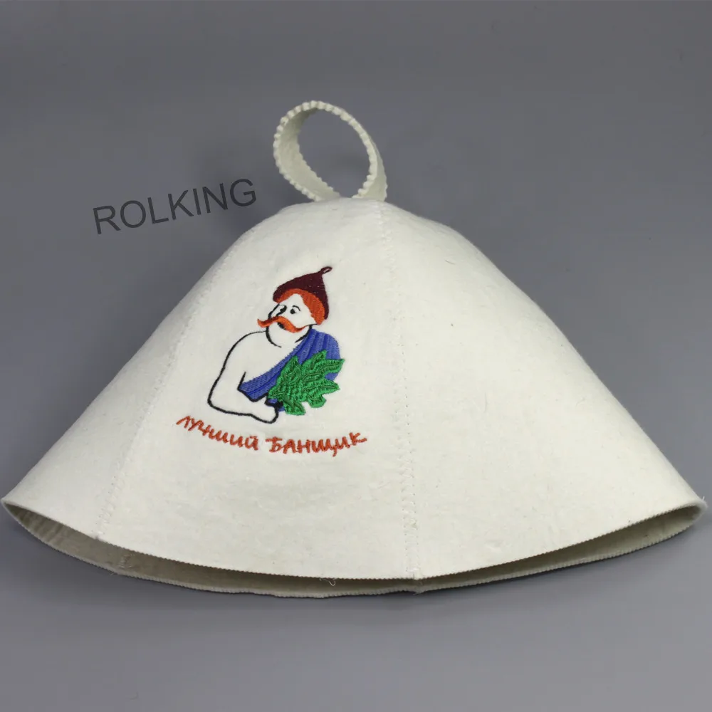 100% сауна шерстяной войлок Паровая шляпа бесплатная доставка|sauna hat|hat hathat h |