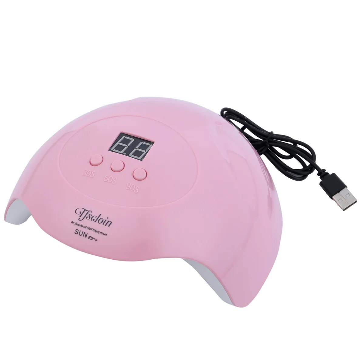 30W Pink Nail Dryer Machine UV LED Lamp USB Cable Home Use Nail UV Gel Varnish Dryer 15 LEDS Lamp Nail Art Tools