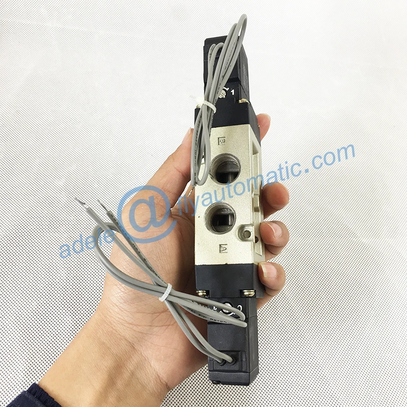 VF-5220-4G-03 3/" 220VAC 50/60Hz SMC 5 портов с ручным управлением электромагнитный клапан с двойной соленоидной катушкой
