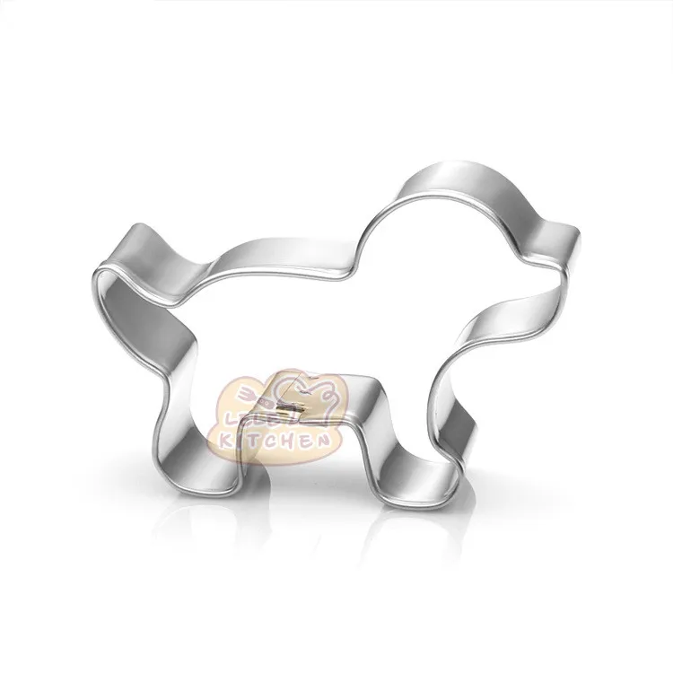 DIY Форма для выпечки печенья из нержавеющей стали кости щенка животные