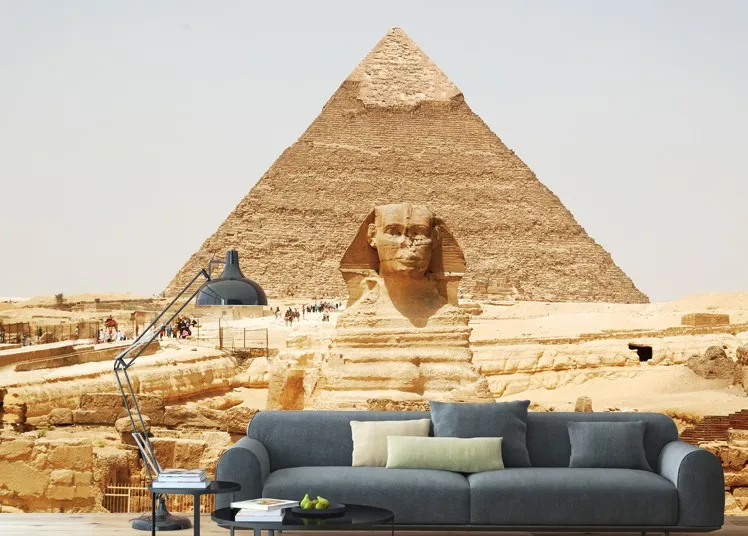 Пользовательские фото обои Египет росписи 3D стерео Европейский фон Гостиная |