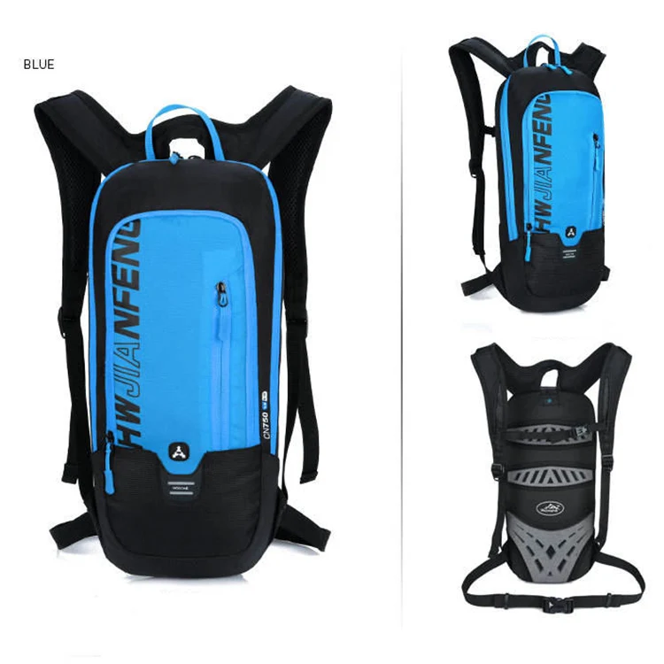blue no water bag Водонепроницаемый велосипедный рюкзак 6л для мужчин и женщин MTB горный велосипед сумка для воды нейлон Велоспорт Туризм Кемпинг бег гидратация рюкзак - Цвет: blue no water bag