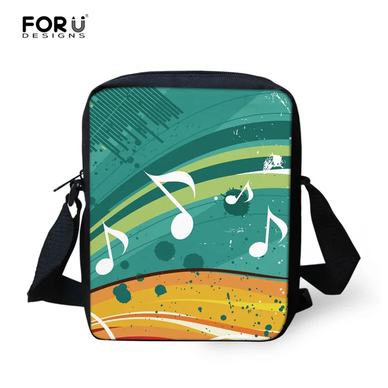 FORUDESIGNS/женские и мужские рюкзаки с принтом нот, школьные сумки, набор для девочек-подростков, сумка на плечо, детский Ранец, рюкзак - Цвет: Z3058E