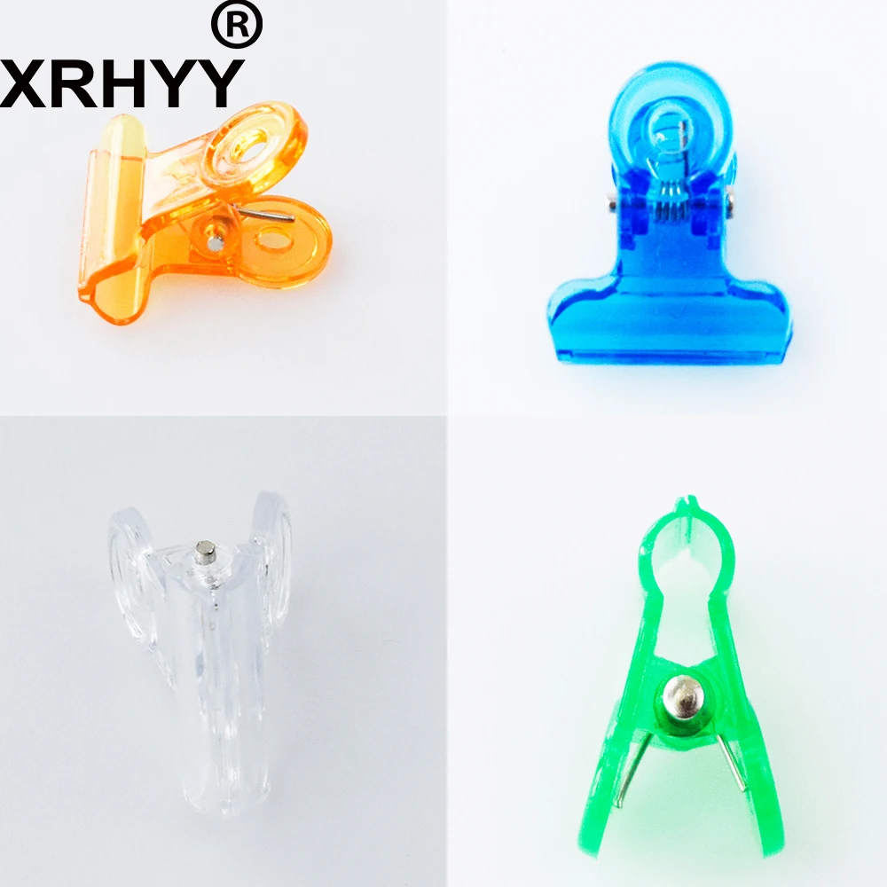 

Зажимы XRHYY пластиковые цветные, 40 шт., 2 см