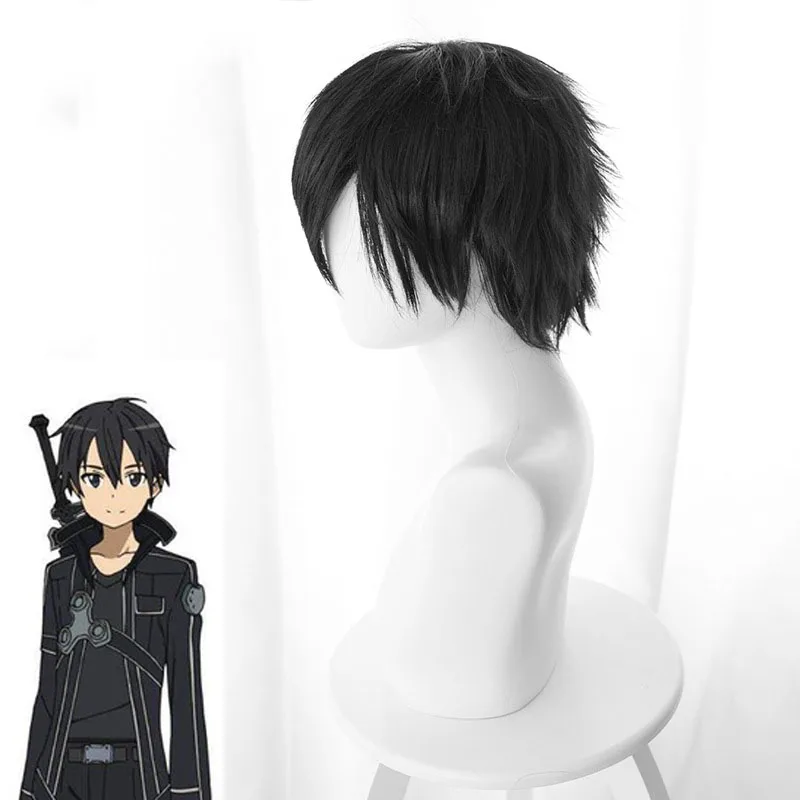 Sword Art Online Косплей SAO костюм Kazuto Kirigaya kiito полный комплект для Хэллоуина с париком для мужчин костюмы S-XL