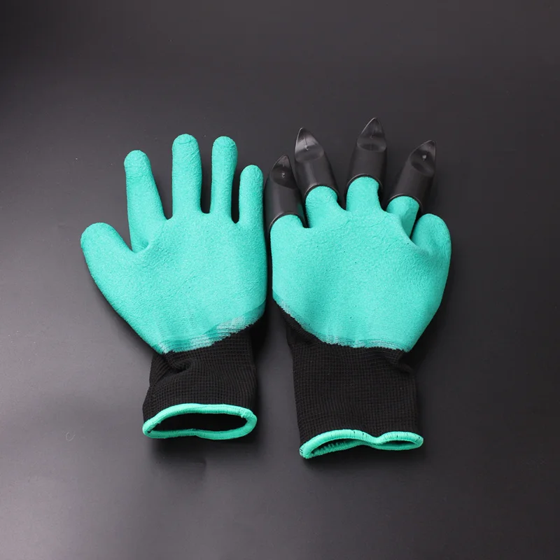 Перчатки для работы в саду резиновые рабочие перчатки из полиэстера строителей и