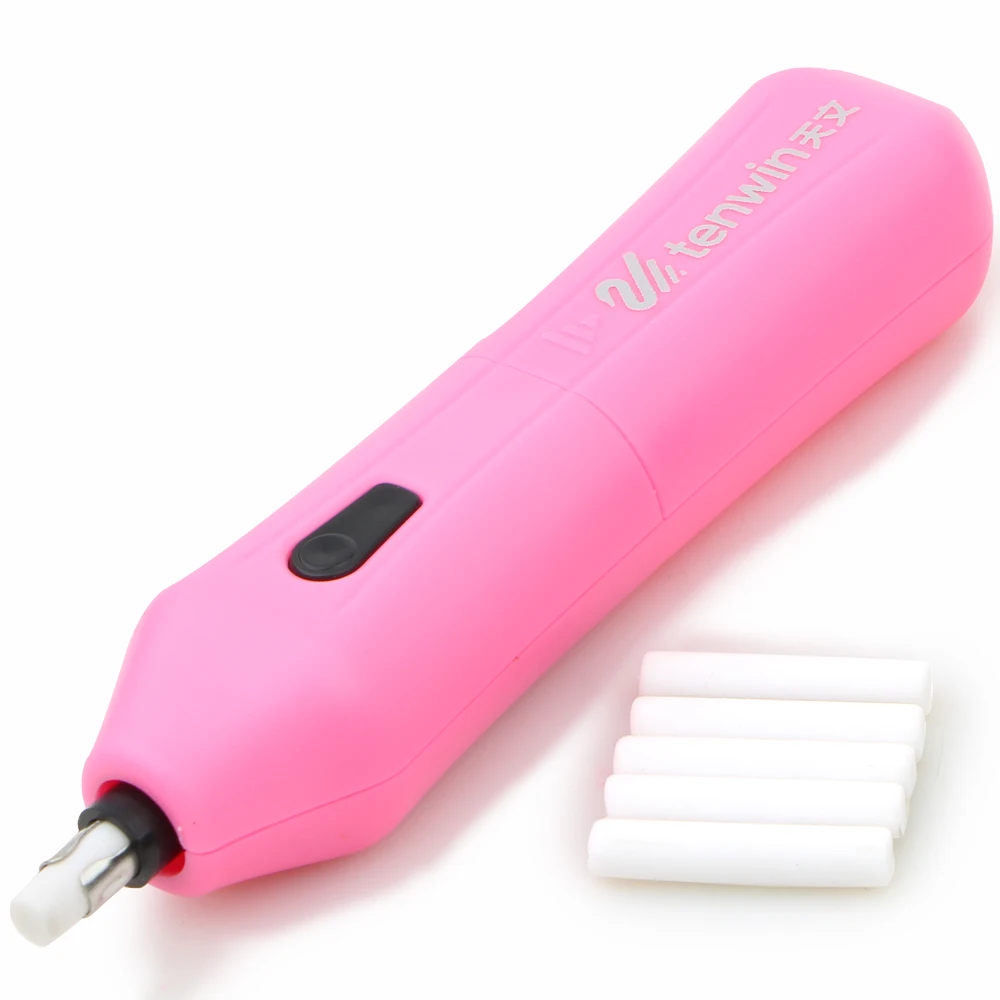 Новый ластик на батарейках Электрический автоматический кожа резиновый